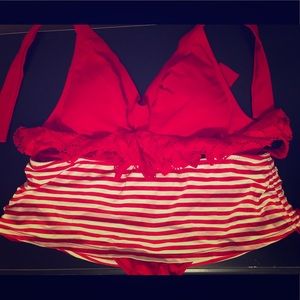 Jessica Simpson bikini with skirt